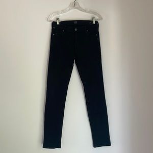Citizens of Humanity Avendon slick skinny leg jean in black